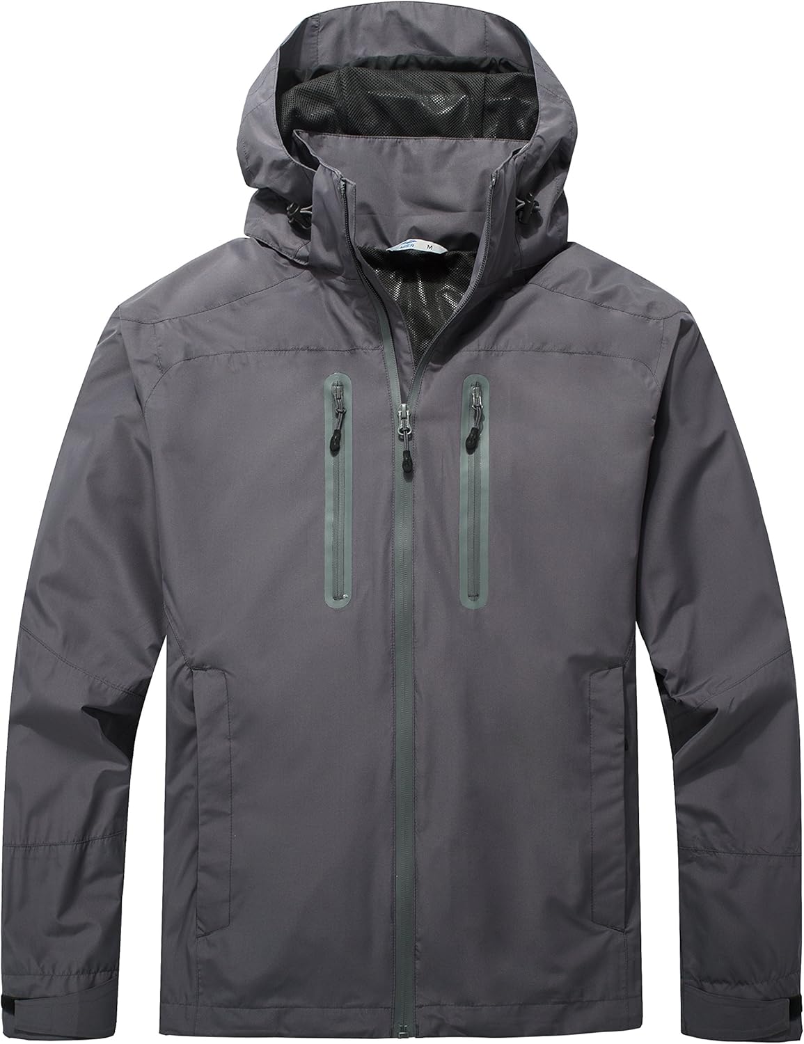 Sports & Outdoors Men MIER Mens Rain Jackets Waterproof Outdoor Jackets