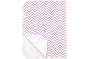 Kushies Deluxe Change Pad Terry, Pink Chevron