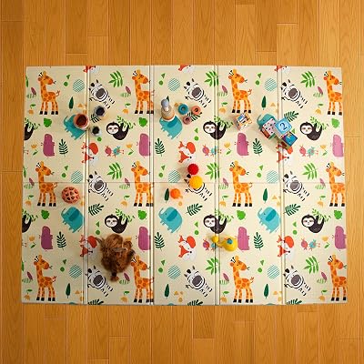 KandyToys Folding Wildlife Mat 1.98x1.48m Thick 10mm XPE Foam Waterproof