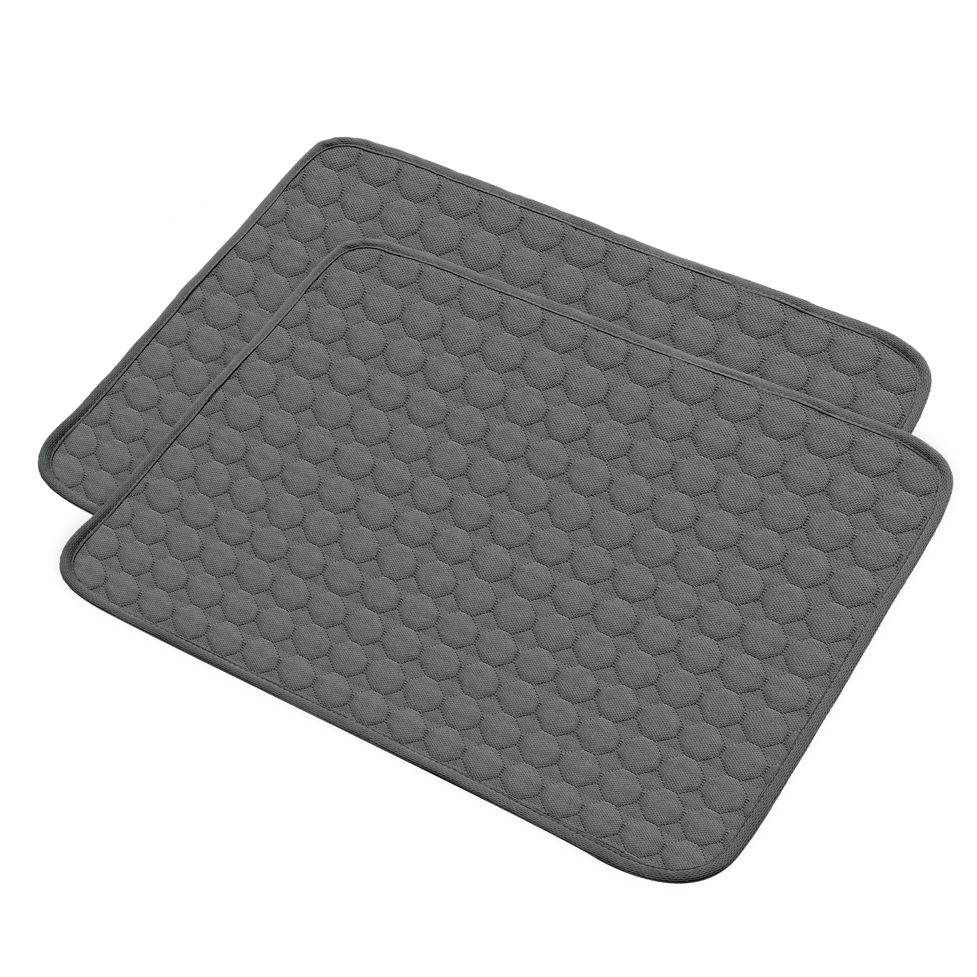 X AUTOHAUX 2 Pcs Dog Seat Cover Reuse Nonslip S 60x45cm Grayblue Fits Most Cars