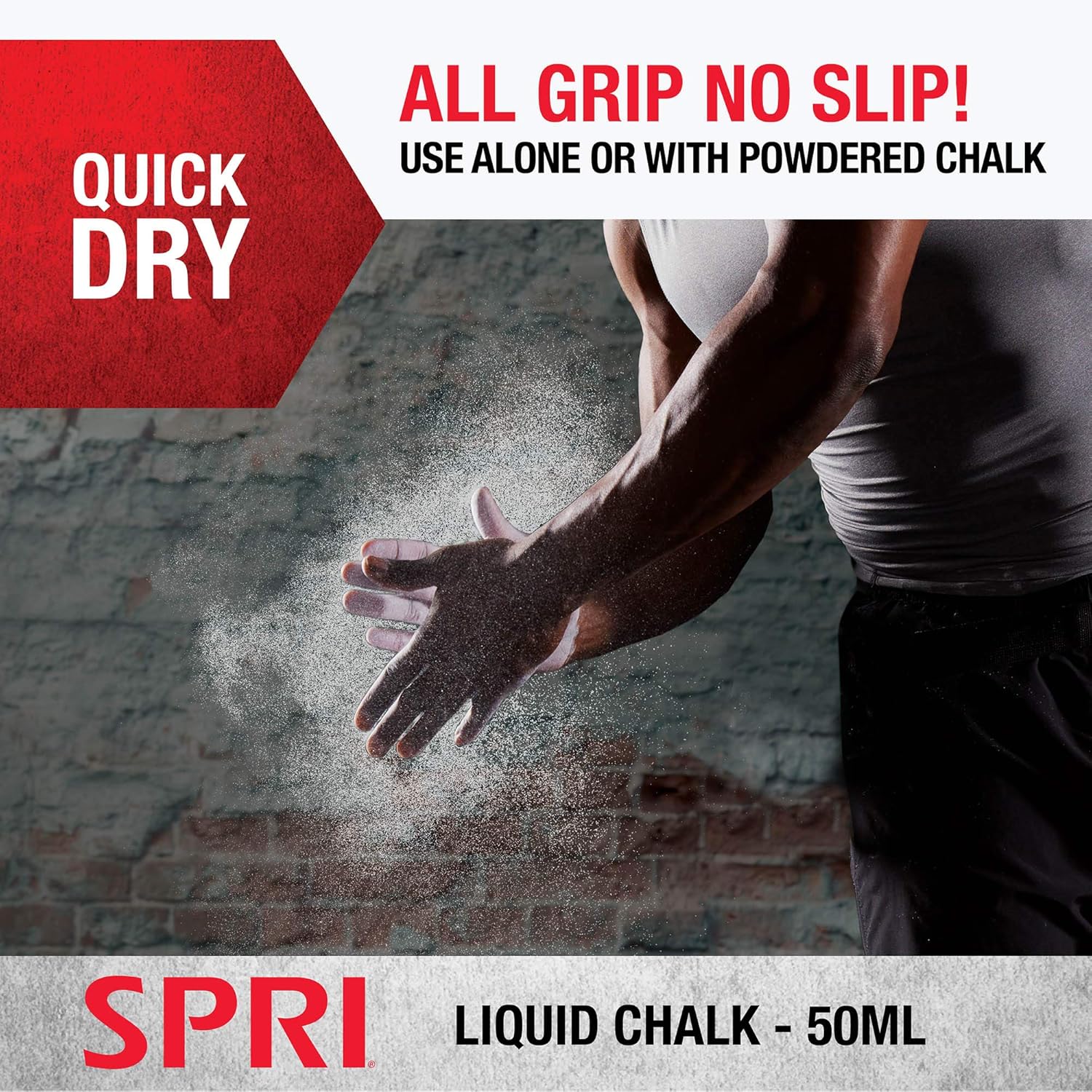 Spri Chalk Block, Chalk Ball & Liquid Chalk For Gymnastics, Rock Climbing, Bouldering, Weight-Lifting, Crossfit – Single pack : Sports & Outdoors