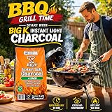 Topline Big K Instant Light Lumpwood Charcoal 6 x 1kg Bags view 2