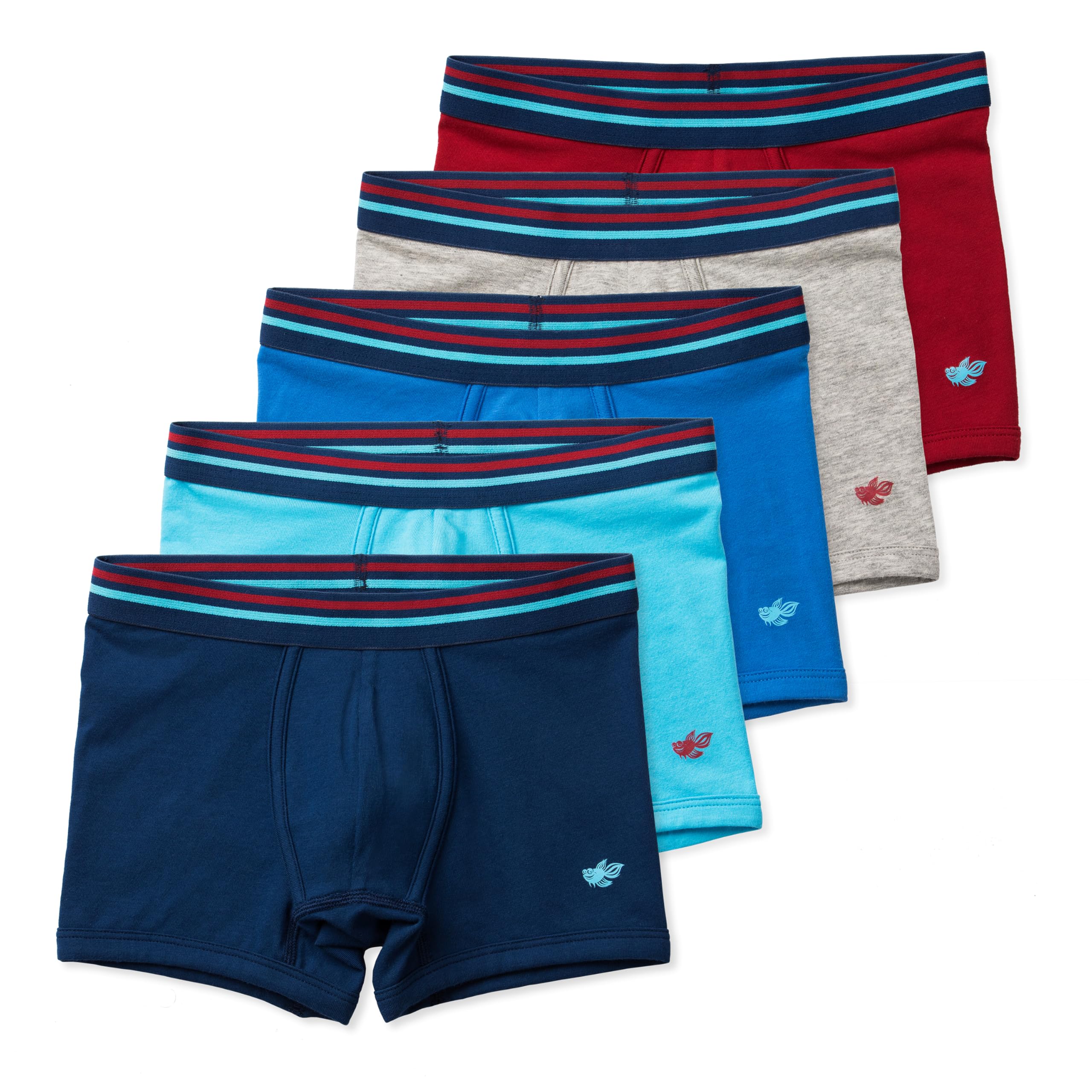 Photo 1 of Lucky & Me | Jameson Performance Boy Boxer Briefs | Ultra Soft Cotton | 5 Pack (Voyager 5 Pack, Toddler 2/3)