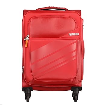 American Tourister Polyester Stirling 56 cm SP Red Trolley Bag