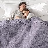 Queen Heated Blanket, Queen Size Electric Blanket with Dual Control of 5 Heating Levels & 10 Hours Auto Off Heating Electric Blanket with Overheat Protection for Home Bedding, 84"x90", Gray Violet