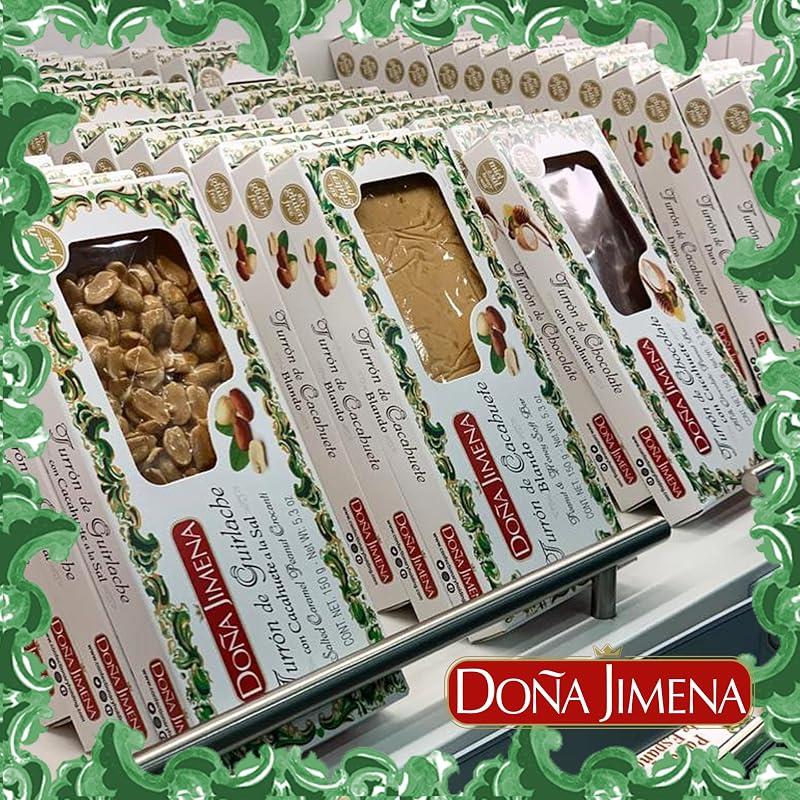 Turrón Guirlache de Cacahuete con Miel, Sin Gluten, 150 g