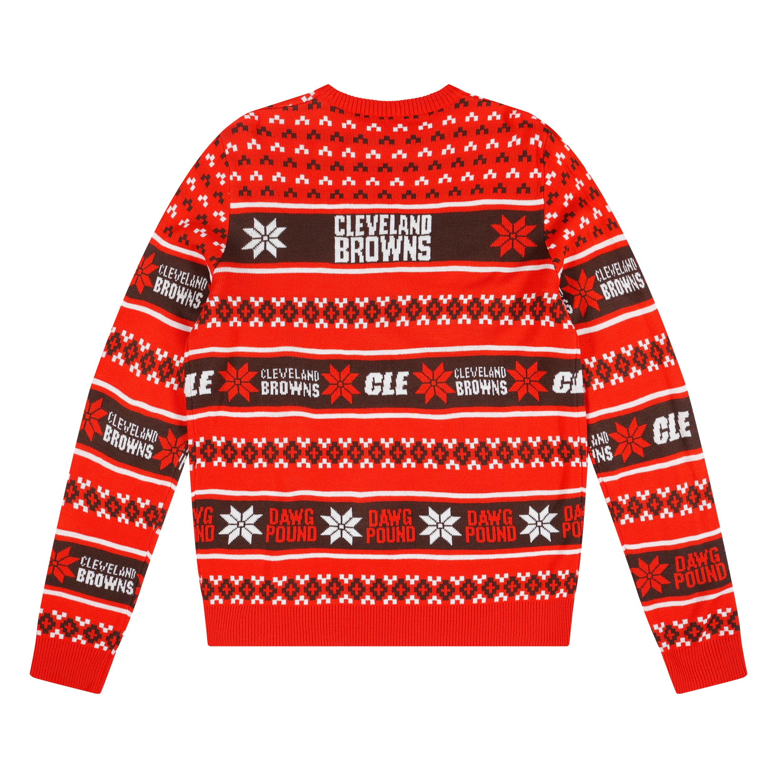 FOCO Standard NFL Big Logo Ugly Sweater, Team Color