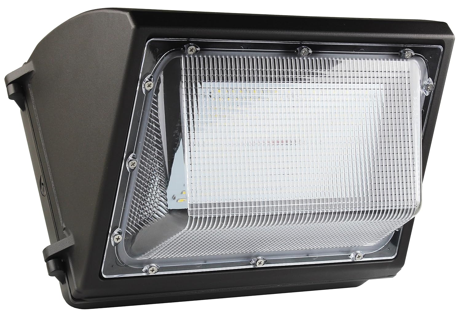 55 Watt LED Wall Pack Light 7150 Lumens High Efficiency 130 Lumen to