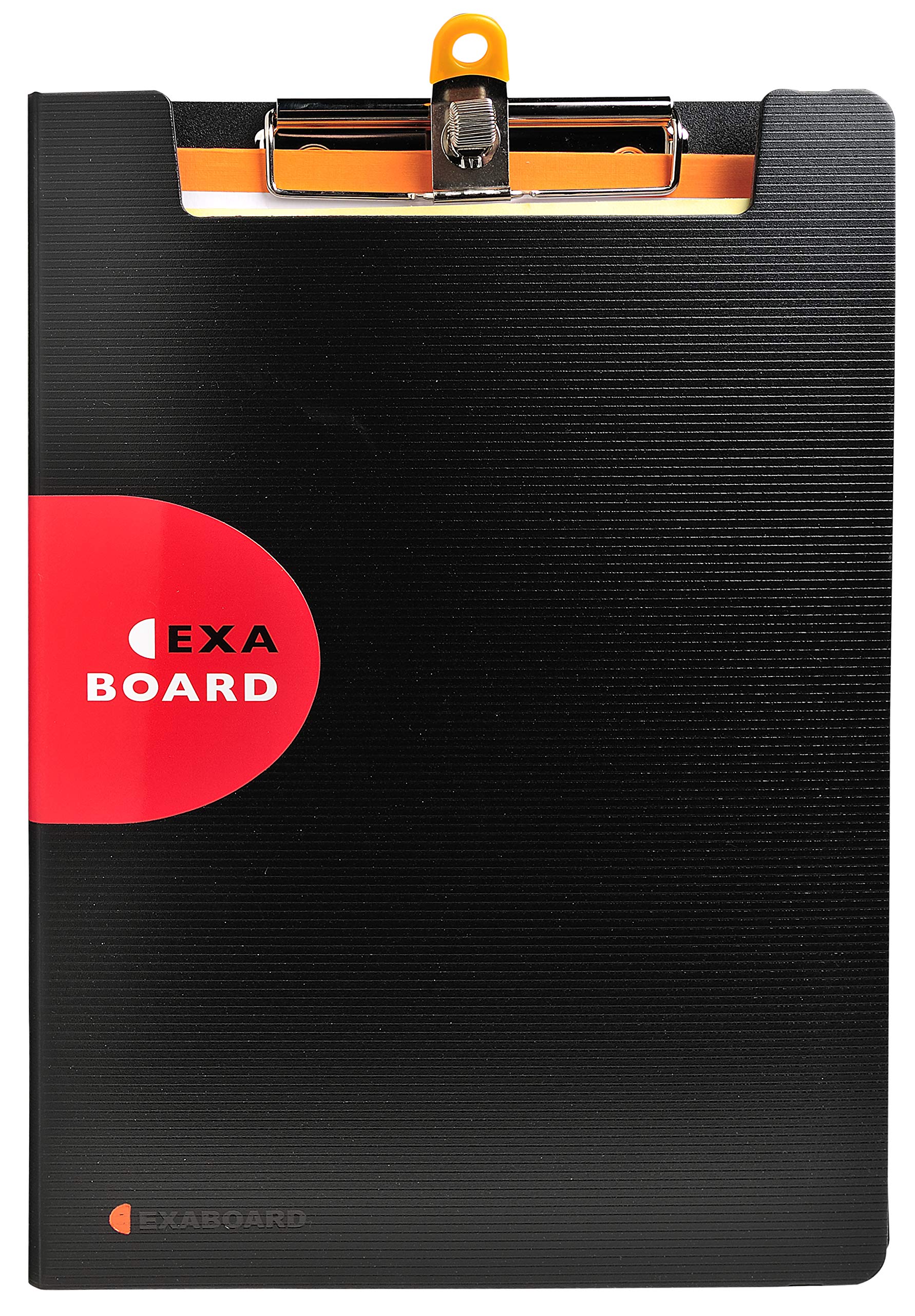 Exacompta - Ref 52134E - Exactive - Exaboard Foldover Clipboard - 23.5 x 33.5cm in Size, Suitable for A4 Documents, Elastic Strap Closure, Recycled PP - Black — image 1