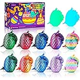 Impossmaker 12PCS 3D Printed Dragon Eggs, Prefilled Easter Dragon Egg with Dragon Toy for Basket Stuffers, Goodie Bag Fillers, Classroom Prize Supplies, Unique Easter Basket Essentials for Kids