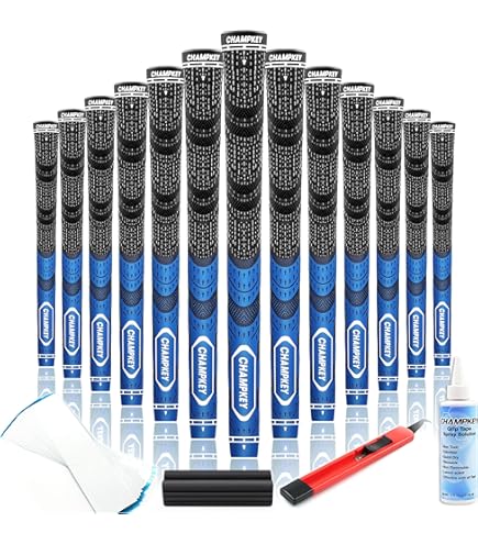 Amazon.com : CHAMPKEY Half Cord Golf Grips 13 Pack with Golf Grip