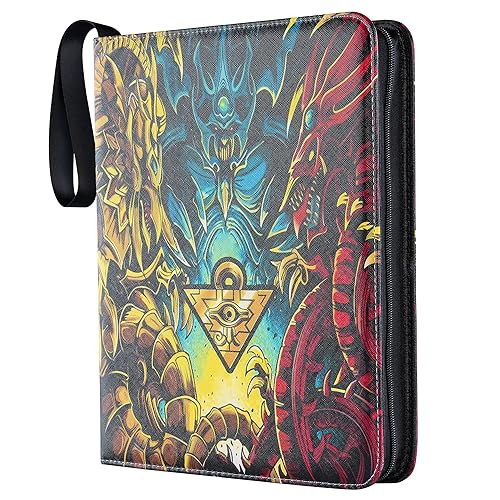 yugioh card book holder Amazon.com: AITIME Sport Fans Gaming Card Collection Binder, 360 Side  Loading Trading Card Collection Book MTG Yugioh Cards Protection Holder  Playing Cards and Coupons Protector Storage Book (Black) : Toys & Games main image 1
