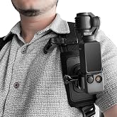 SUBFIX Osmo Pocket 3 Backpack Mount,Bag Belt Shoulder Strap Mount with Extended Border Compatible with DJI Osmo Pocket 3