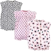 Touched by Nature baby-boys Organic Cotton Rompers