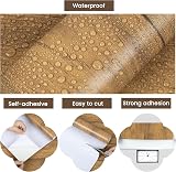Hode Wood Grain Self-Adhesive Wallpaper 40cm x 10m Peel and Stick Vinyl Roll view 2
