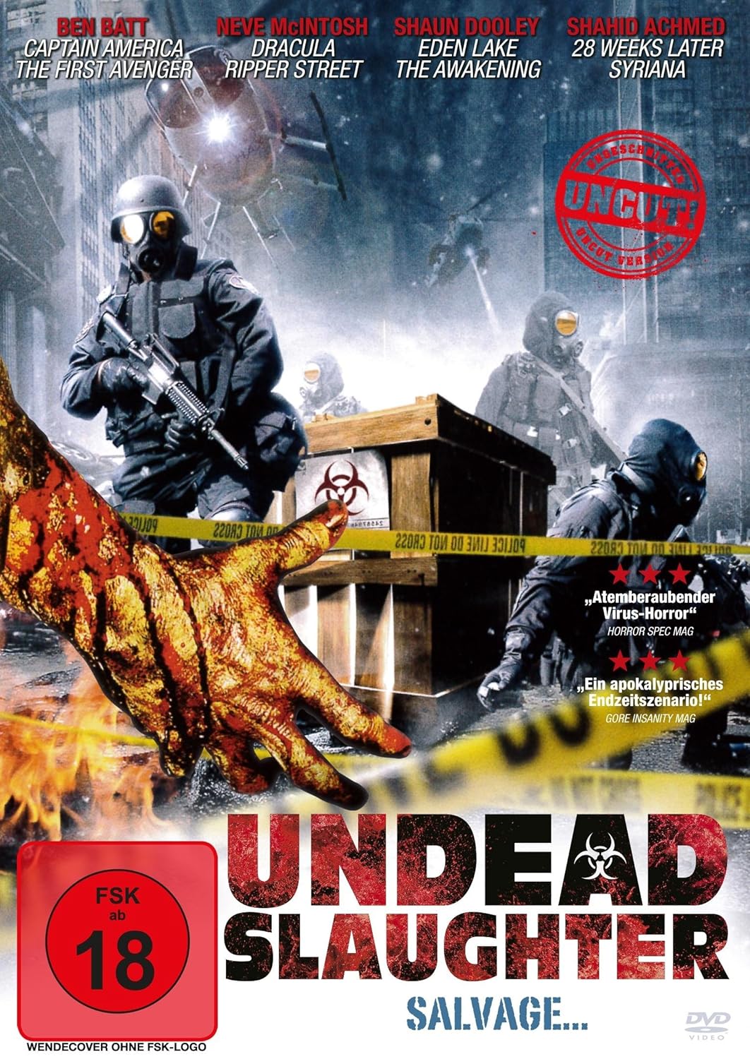 Undead Slaughter Amazon Neve McIntosh Shaun Dooley Linzey Cocker Dean Andrews Shahid Ahmed Lawrence Gough DVD & Blu ray