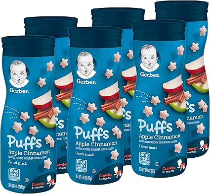gerber puffs apple cinnamon