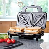 Global Gourmet Deep Fill 4 Slice Sandwich Toaster 900W Non Stick Plates view 2