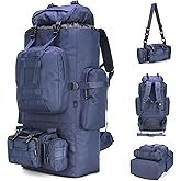 King'sGuard 100L Camping Hiking Backpack Molle Rucksack Military Camping Backpacking Daypack