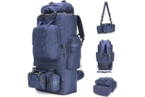 King'sGuard 100L Camping Hiking Backpack Molle Rucksack Military Camping Backpacking Daypack