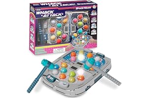 THIN AIR BRANDS Whack Attack – The Light and Sound Whack A Mole Game - Interactive Educational Toys for Toddlers & Kids, Pounding Toy for 3 4 5 6 7 8+ Year Old Boys/Girls, with Multi-Player Mode