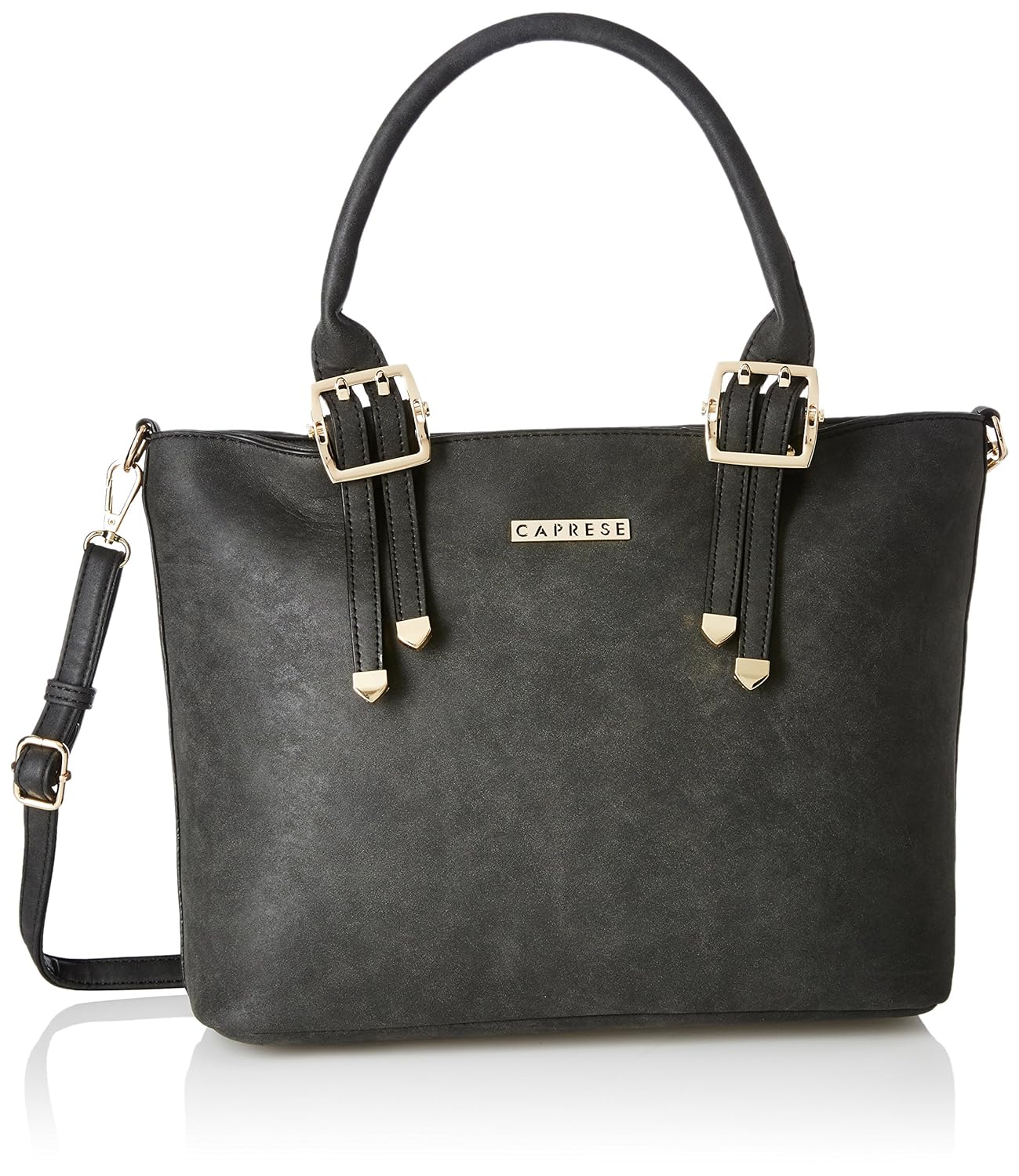 caprese helly women's satchel (black)