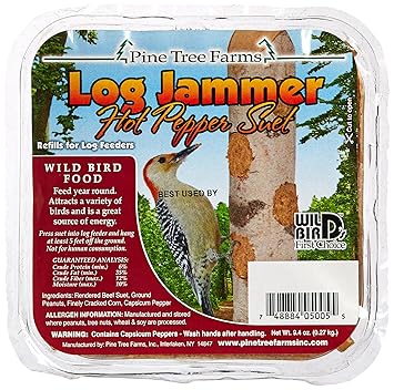 Pine Tree 5005 Log Jammer Hot Pepper Suet 9 4 Oz Amazon Co Uk