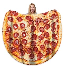 Bcareself Pizza Blanket Adult Kdis Size Double