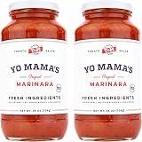 Keto Marinara Pasta and Pizza Sauce by Yo Mama's Foods - Pack of (2) - No Sugar Added, Low Carb, Low Sodium, Gluten Free, Pal