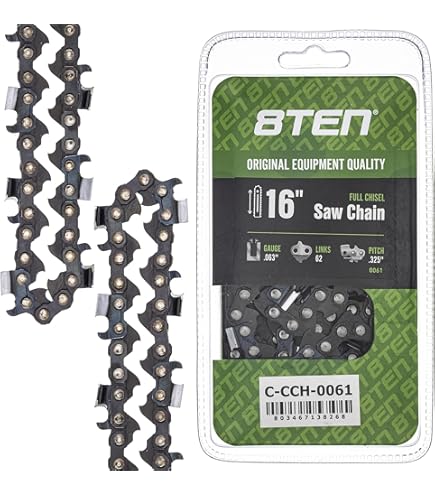10X CHAINSAW CHAIN SEMI CHISEL 16 0.325 0.063 62 DL STIHL MS 210 230 250 251 10X CHAINSAW CHAIN SEMI CHISEL 16 0.325 0.063 62 DL STIHL MS 210 230 250 251