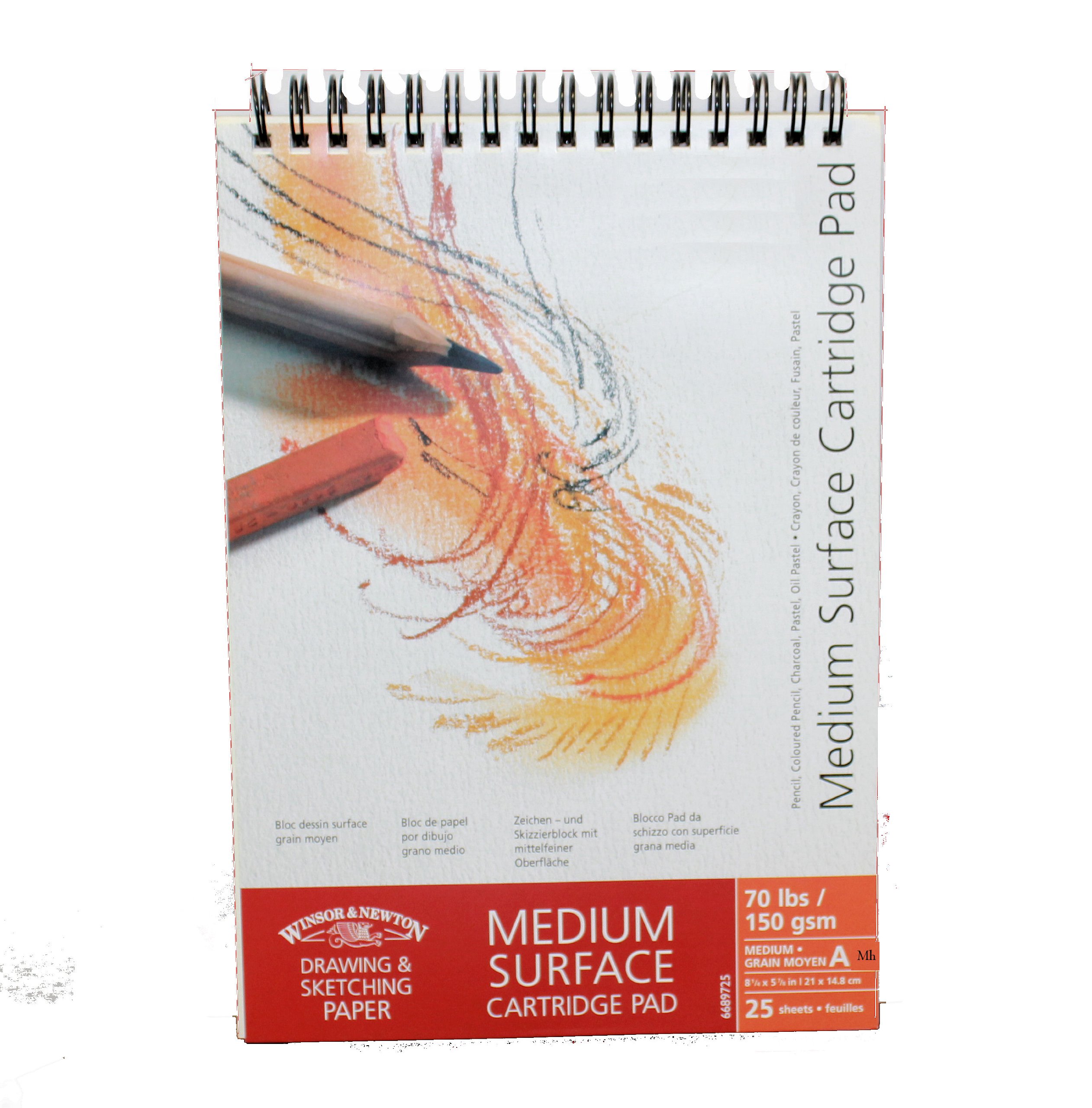 Winsor & Newton A3 Medium Surface Cartridge Spiral Pad