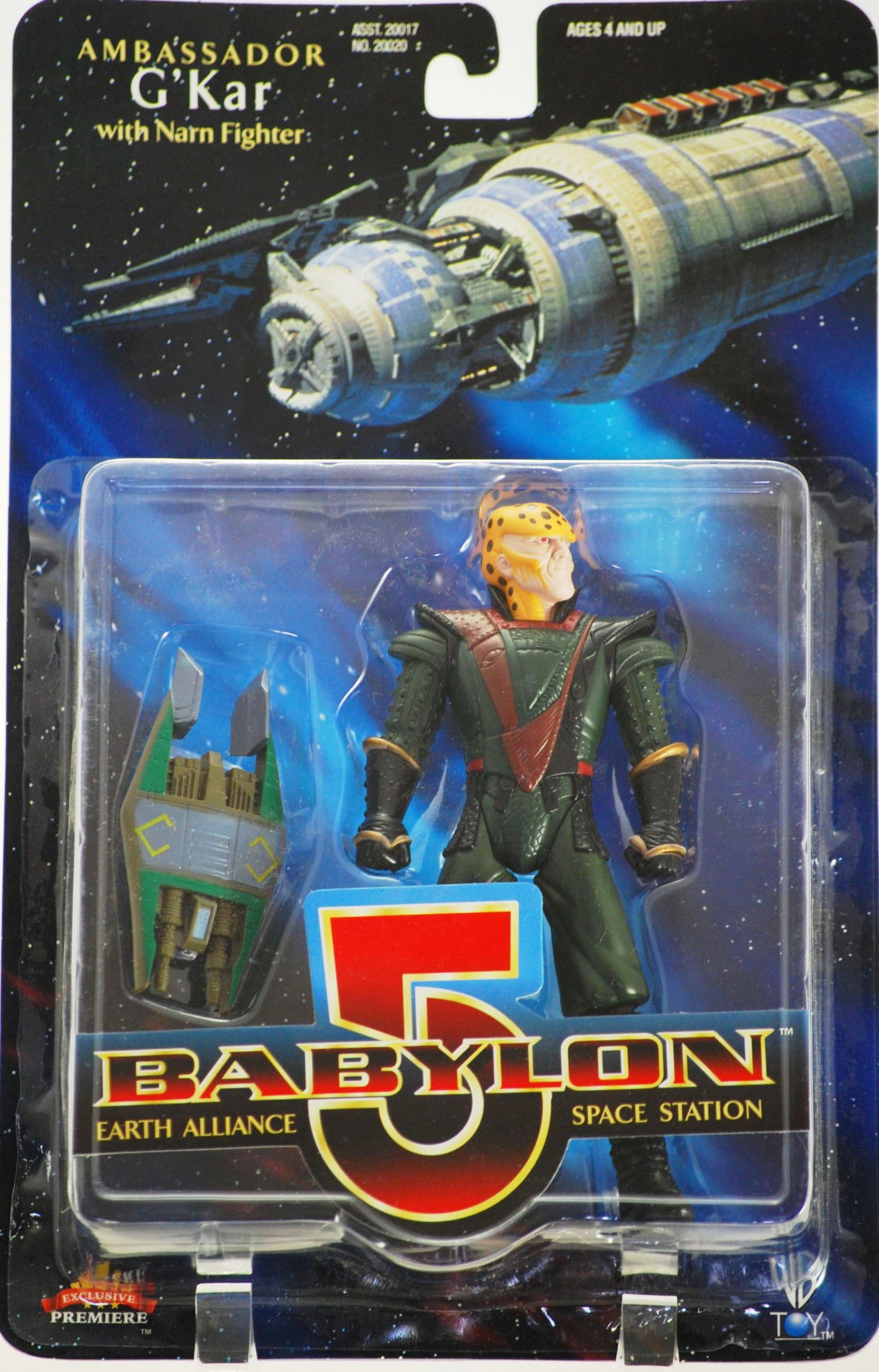 Babylon 5 Ambassador G'Kar w/ Narn Fighter Variant Action Figure
