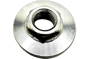 Pro-Graad 5/8-11 Angle Grinder Flange Nut, Hex Flanged Replacement Lock Nut, Locking Fastener Upper Pressing Plate Nut for 5/8”-11 Angle/Side Grinders