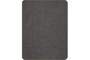 KING MOUNTAIN Fine Linen Repair Patches, Self-Adhesive Fabric Patches, 8X11 inch Extra Size, Multi Color, Can be Used for Linen Sofa Repair (Dark Grey,8" x 11")