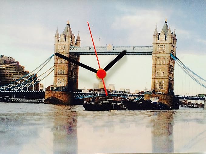 TOWER BRIDGE LONDON WALL CLOCK.LONDON SOUVENIR WALL CLOCK. Amazon.co