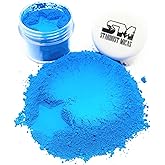Stardust Micas Pigment Powder Cosmetic Grade Colorant for Makeup, Soap Making, Epoxy Resin, DIY Crafting Projects, Bright True Colors Stable Mica Batch Consistency (10 Gram Jar, Cosmic Blue)