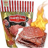 Singapore Street Food, Fire-Grilled Tender Pork Jerky (Original Flavor - Square Shaped 12oz) *Fresh Grilled to Order *Shipped the Same Day *L.A. Times "Handmade Gift" Winner