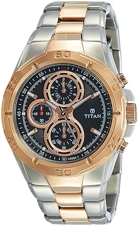 Octane Chronograph Black Dial Mens Watch -NK9308KM02