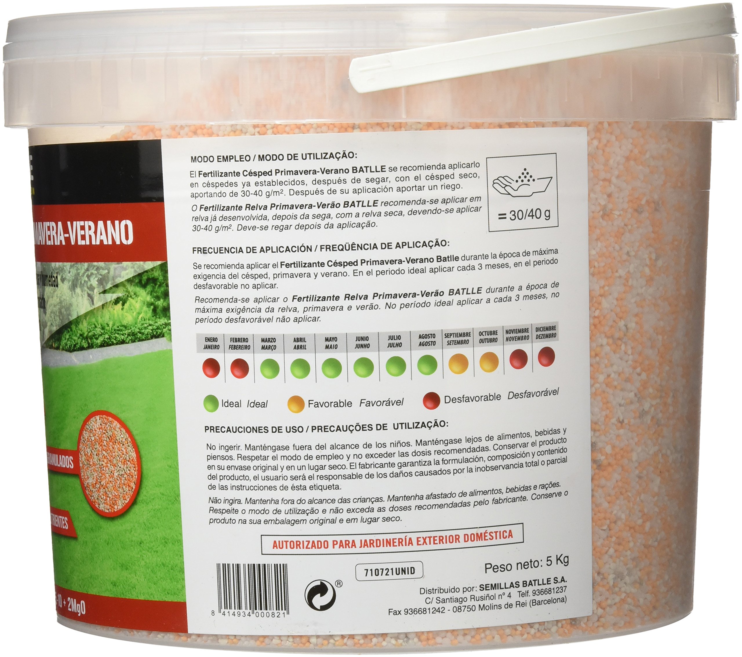 Amazon.es: Semillas Batlle: Fertilizantes Céspedes