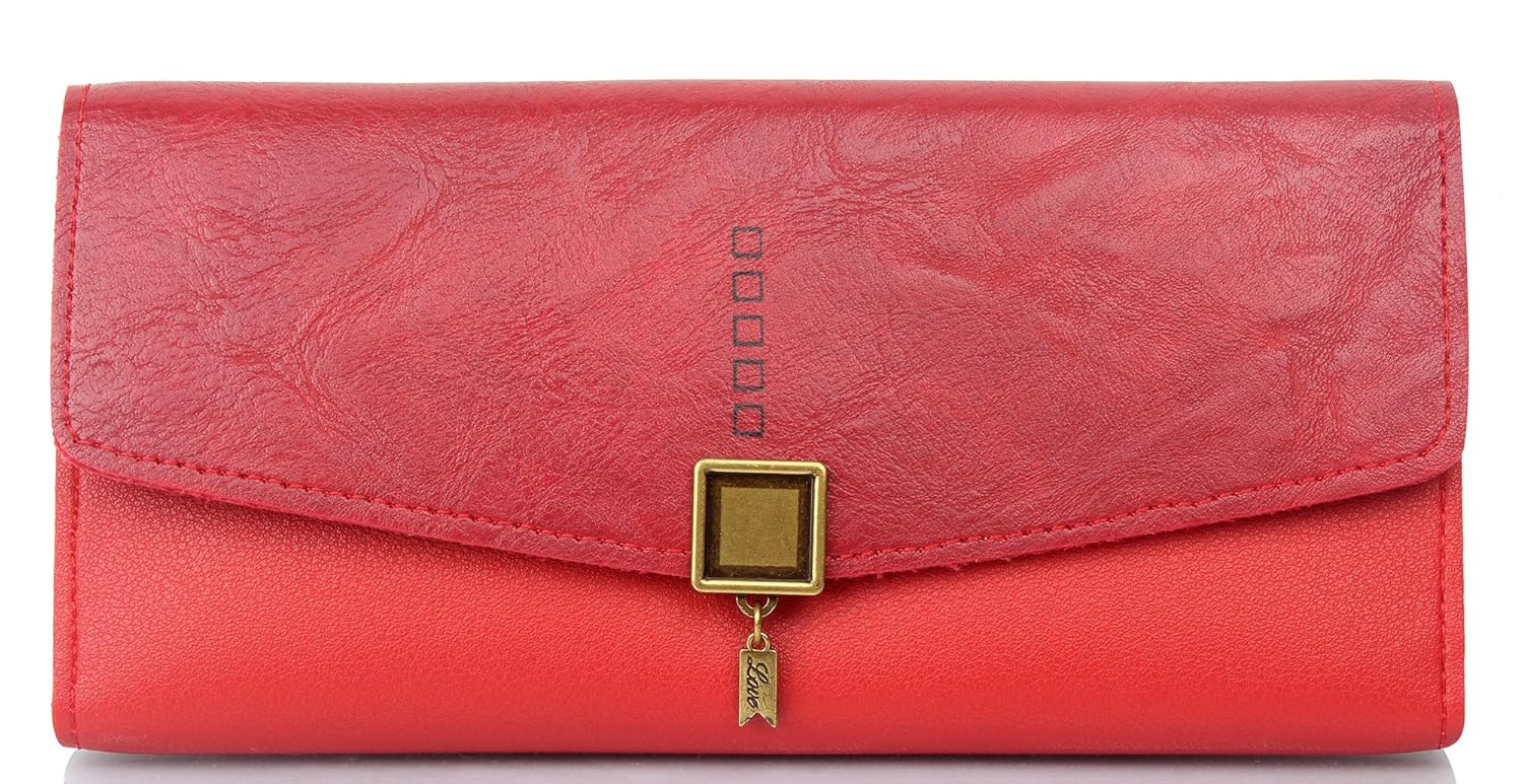 mammon women's premium clutch wallet (18x10x2 cm)