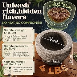 ChefSofi 1.5 Cup-Capacity Mortar and Pestle Set