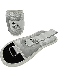 Ankle/Wrist Weights (1 Pair) for Women, Men and Kids - Fully Adjustable Weight for Arm, Hand & Leg - Best for Walking, Jogging, Gymnastics, Aerobics - 1 Year Warranty