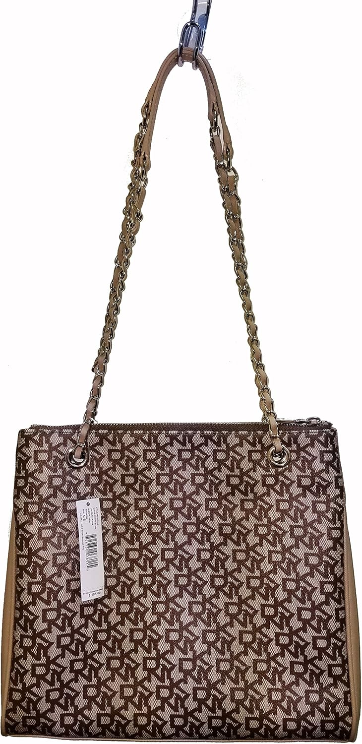 dkny coated logo bag