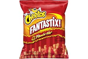 Cheetos Fantastix Flamin' Hot Flavored Potato and Corn Snacks, 1 Ounce (Pack of 104)