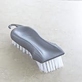 Addis 319186 Everyday Essentials Plastic Floor Scrub Brush with Scraper view 2