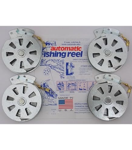 Amazon.com : 6 Mechanical Fisher's Yo Yo Fishing Reels -Package of 1/2  Dozen- Yoyo Fish Trap -(Flat Trigger Model) : Spinning Fishing Reels :  Sports & Outdoors