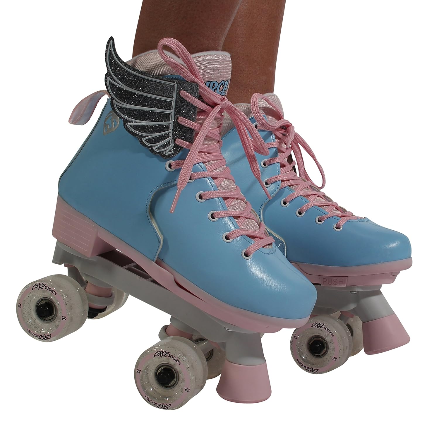 Circle Society Classic Adjustable Indoor and Outdoor Childrens Roller Skates - Classic Cotton Candy, 12-3 US : Sports & Outdoors