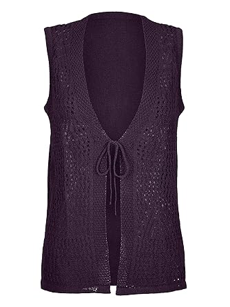 Paola Damen Strickweste Beere