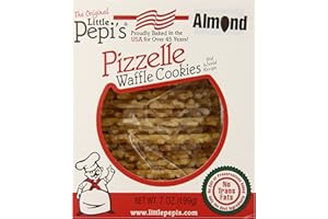 Little Pepi's Pizzelles, Almond, 7 Ounce