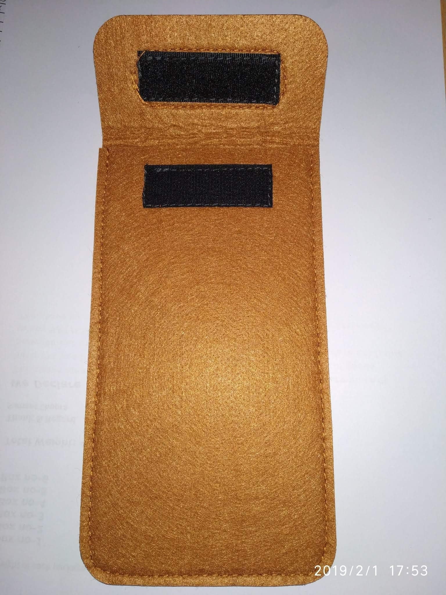 Aeoss 6.2" Customized Colorful Utility Felt Pouch Mobile Phone case Bag (Brown)